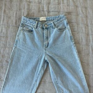 ABrand Denim 94 High Straight in Light Blue Wash